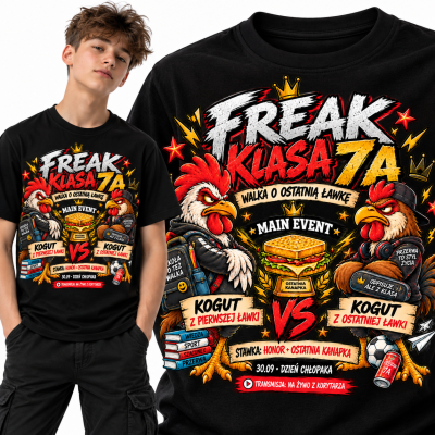 KOSZULKA DZIEŃ CHŁOPAKA FREAK KLASA